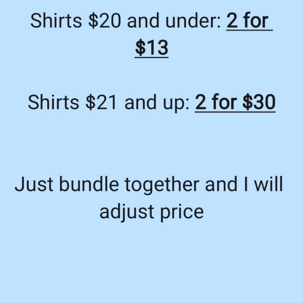 Bundle Sale For Tees